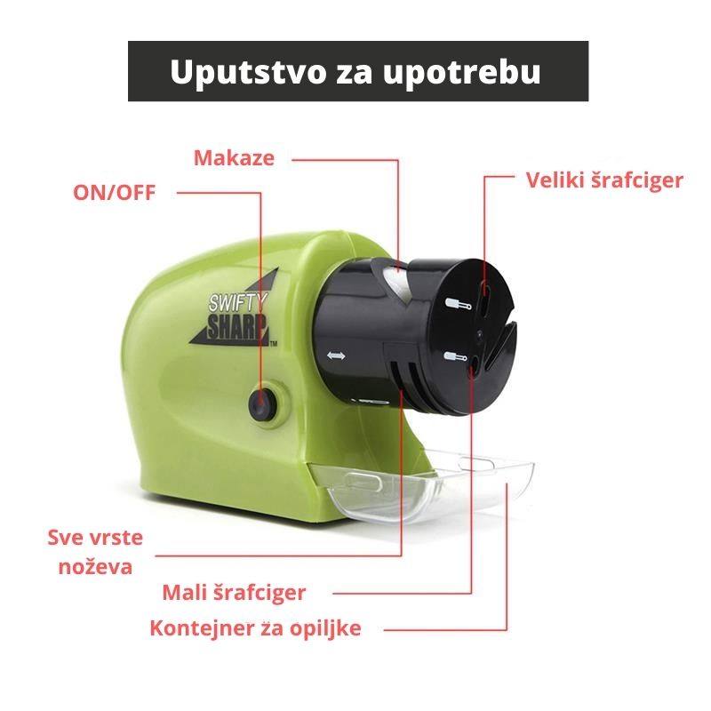 Swifty sharpener - oštrač noževa