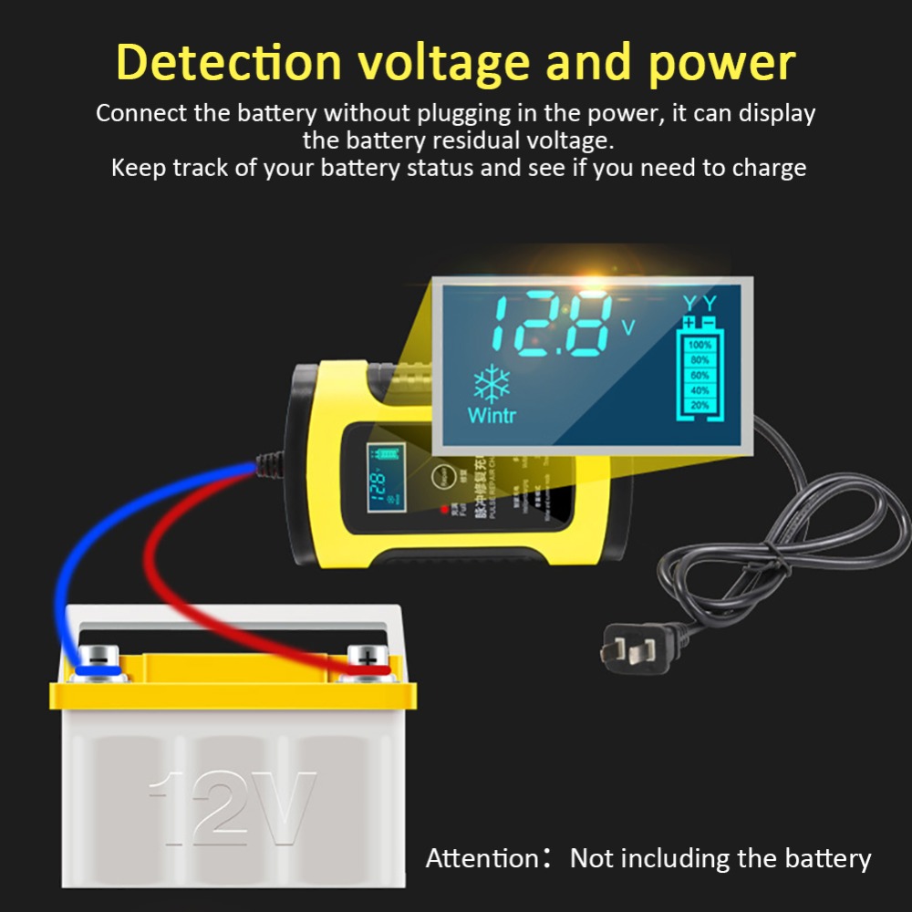 Punjač akumulatora - Intelligent smart 6A-12V - Слика 10