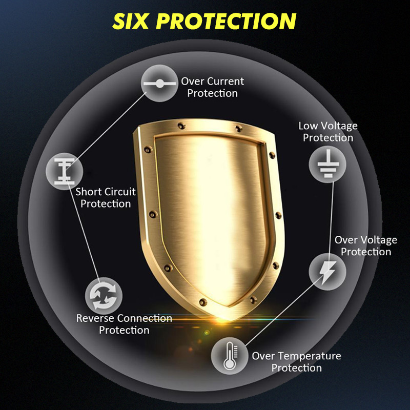 Punjač akumulatora - Intelligent smart 6A-12V - Слика 9